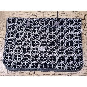 Carseat Canopy Black & White Knott Abstract Pattern Baby Car Seat Cover Blanket